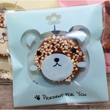 Load image into Gallery viewer, 50Pcs Cute Big Teech Mouth Monster Plastic Bag Wedding Birthday Cookie Candy Gift Packaging Bags OPP Self Adhesive Party Favors
