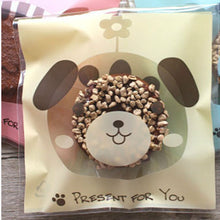 Load image into Gallery viewer, 50Pcs Cute Big Teech Mouth Monster Plastic Bag Wedding Birthday Cookie Candy Gift Packaging Bags OPP Self Adhesive Party Favors
