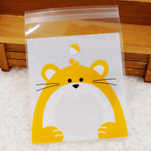 Load image into Gallery viewer, 50Pcs Cute Big Teech Mouth Monster Plastic Bag Wedding Birthday Cookie Candy Gift Packaging Bags OPP Self Adhesive Party Favors
