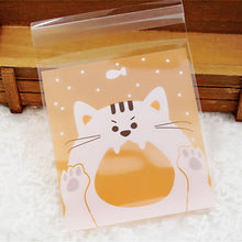 Load image into Gallery viewer, 50Pcs Cute Big Teech Mouth Monster Plastic Bag Wedding Birthday Cookie Candy Gift Packaging Bags OPP Self Adhesive Party Favors
