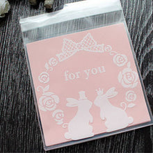 Load image into Gallery viewer, 50Pcs Cute Big Teech Mouth Monster Plastic Bag Wedding Birthday Cookie Candy Gift Packaging Bags OPP Self Adhesive Party Favors
