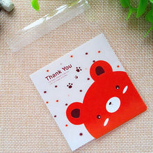 Load image into Gallery viewer, 50Pcs Cute Big Teech Mouth Monster Plastic Bag Wedding Birthday Cookie Candy Gift Packaging Bags OPP Self Adhesive Party Favors
