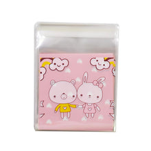 Load image into Gallery viewer, 50Pcs Cute Big Teech Mouth Monster Plastic Bag Wedding Birthday Cookie Candy Gift Packaging Bags OPP Self Adhesive Party Favors
